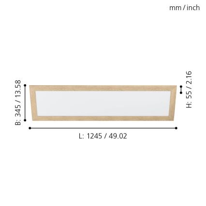 Eglo - LED Лампа LED/32W/230V 345x1245 мм