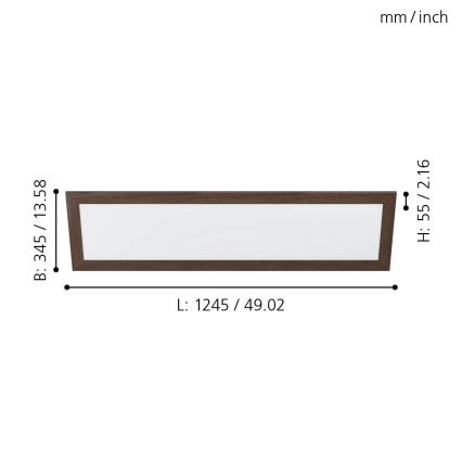 Eglo - LED Лампа LED/32W/230V 345x1245 мм