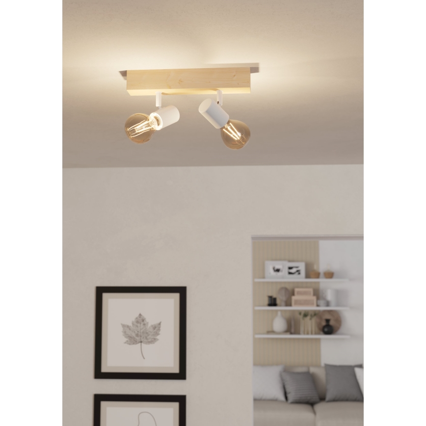 Eglo - Спот TOWNSHEND 2xE27/60W/230V - FSC сертифицирано