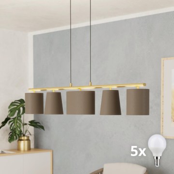 Eglo 99487 - LED люстра на кабел ALMEIDA 5xE14/40W/230V