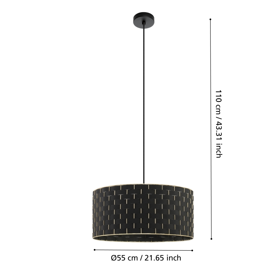 Eglo - Висящ полилей 1xE27/40W/230V Ø 55 см