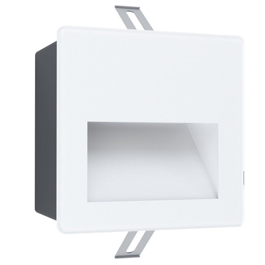 Eglo - LED Екстериорна лампа за вграждане LED/3,7W/230V IP65 бяла