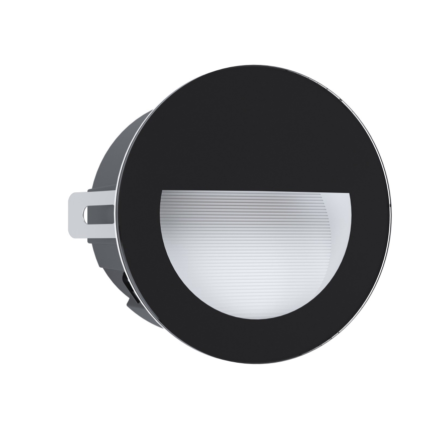 Eglo - LED Екстериорна лампа за вграждане LED/2,5W/230V IP65 черна