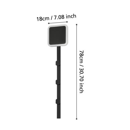 Eglo - LED Стенна закачалка с осветление LED/7,8W/230V