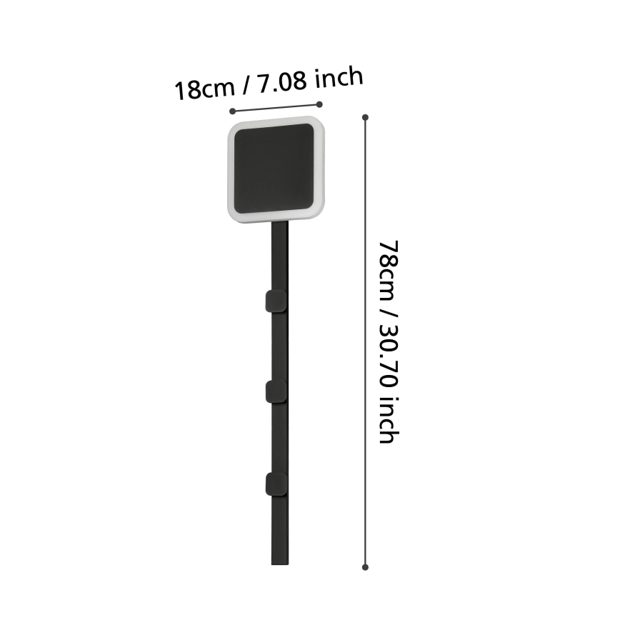 Eglo - LED Стенна закачалка с осветление LED/7,8W/230V