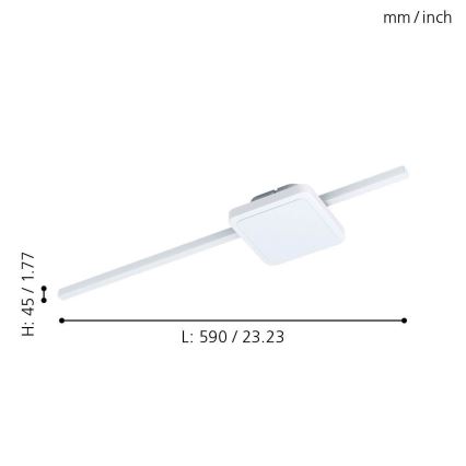 Eglo - LED Лампа 1xLED/6,3W/230V + 1xLED/5,4W