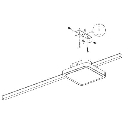 Eglo - LED Лампа 1xLED/6,3W/230V + 1xLED/5,4W