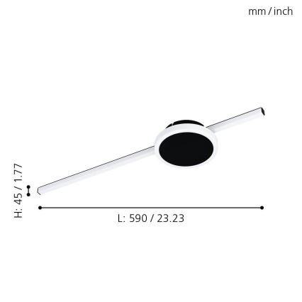 Eglo - LED Лампа 1xLED/6,3W/230V + 1xLED/5,4W