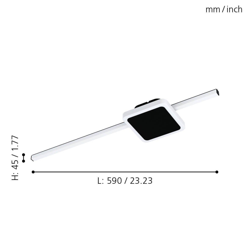 Eglo - LED Лампа 1xLED/6,3W/230V + 1xLED/5,4W