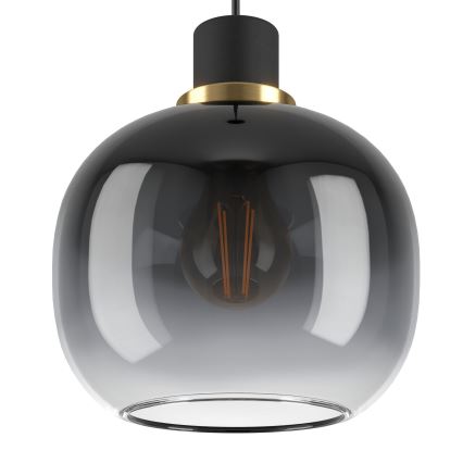 Eglo - Висящ полилей 3xE27/40W/230V сив
