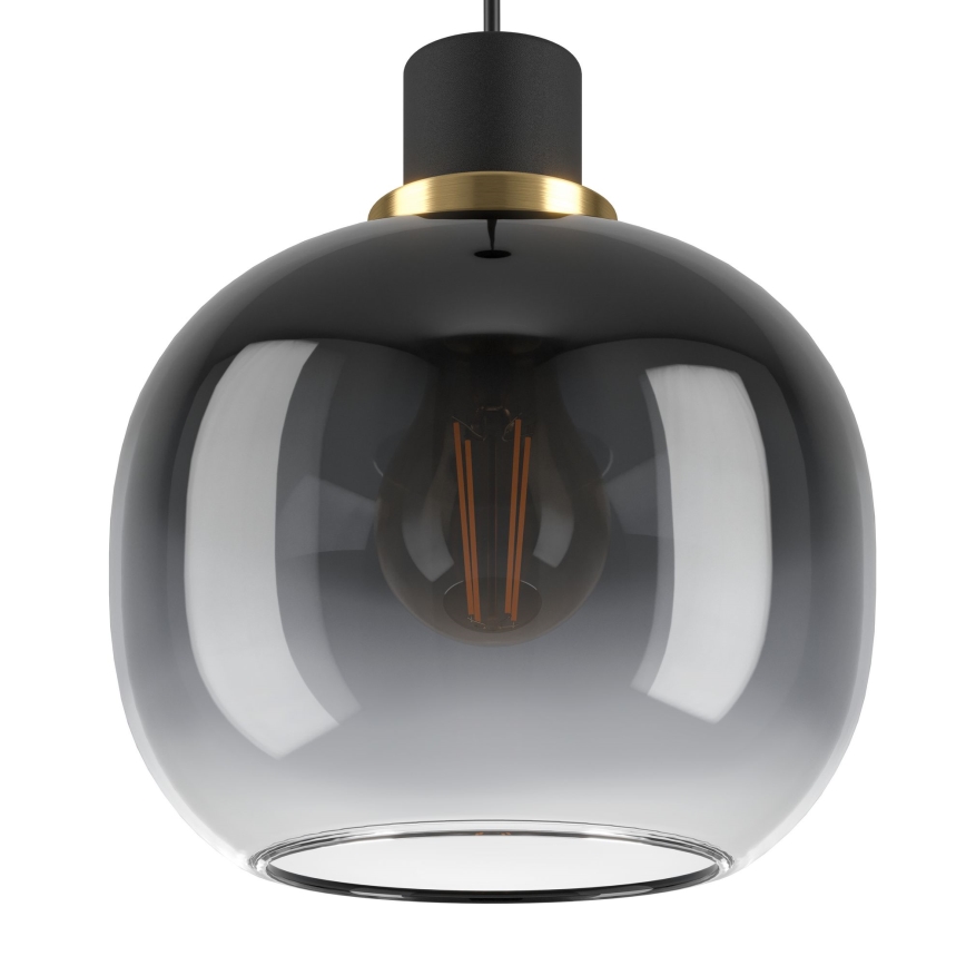 Eglo - Висящ полилей 3xE27/40W/230V сив