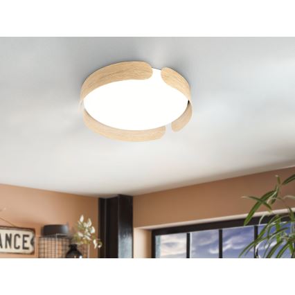 Eglo - LED плафон LED/20W/230V Ø 37 см бежов