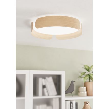 Eglo - LED плафон LED/20W/230V Ø 37 см бежов