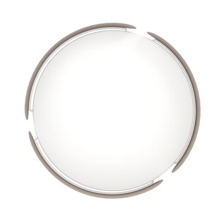 Eglo - LED таванно осветително тяло LED/20W/230V Ø 37 см кафяво
