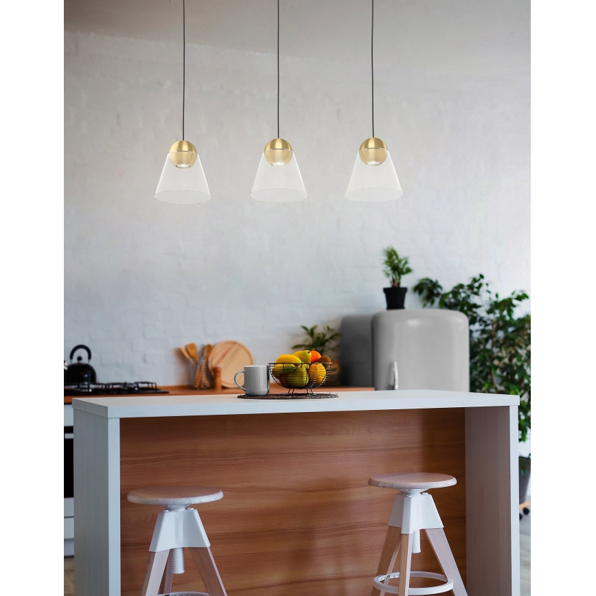 Eglo - LED Висящ полилей 3xGU10/4,5W/230V