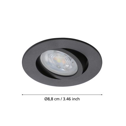 Eglo - LED RGBW Димируема лампа за вграждане LED/5W/230V 2700-6500K ZigBee