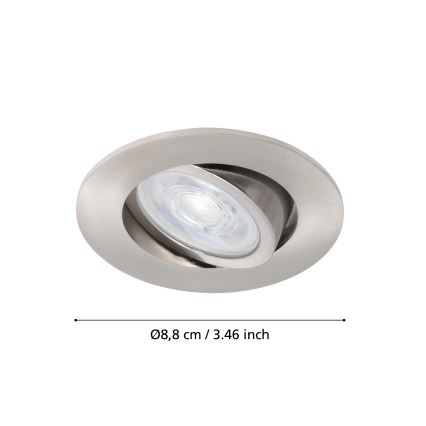 Eglo - LED RGBW Димируема лампа за вграждане LED/5W/230V ZigBee