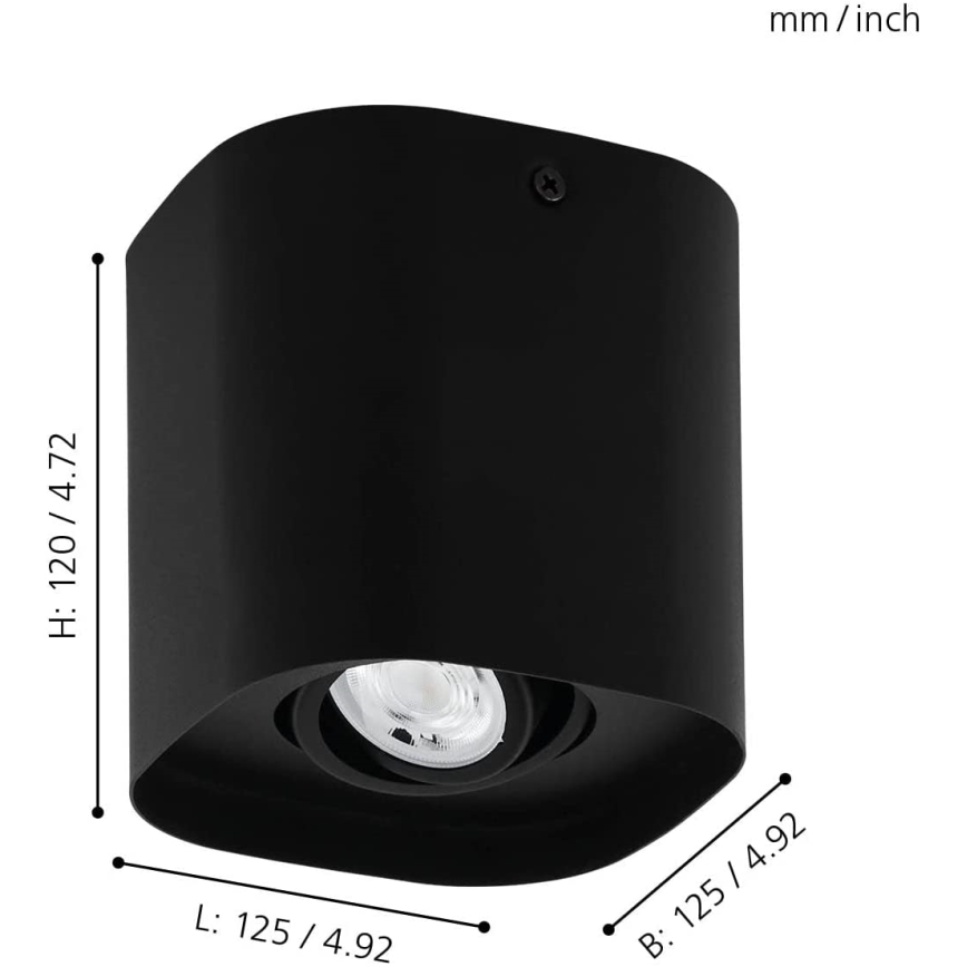 Eglo - LED RGBW Димируем спот 1xGU10/5W/230V ZigBee