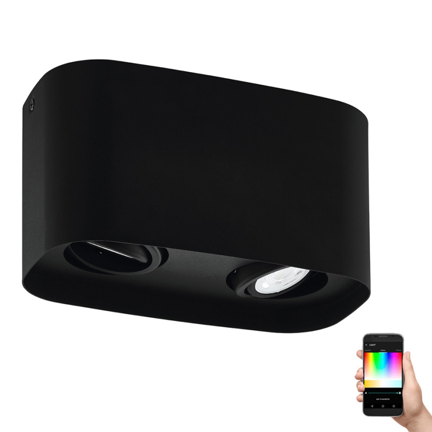 Eglo - LED RGBW Димируем спот 2xGU10/5W/230V ZigBee