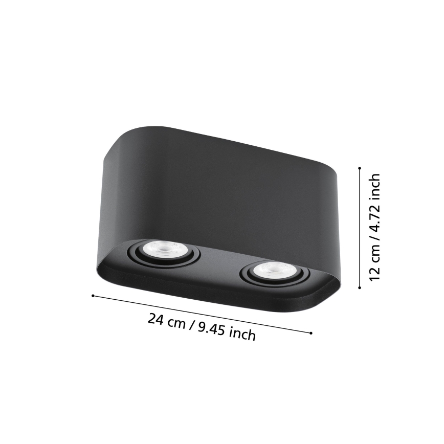 Eglo - LED RGBW Димируем спот 2xGU10/5W/230V ZigBee