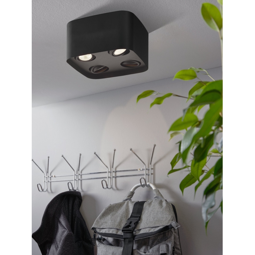 Eglo - LED RGBW Димируем спот 4xGU10/5W/230V ZigBee