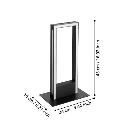 Eglo - LED Димируема настолна лампа LED/16W/230V 2700-6500K