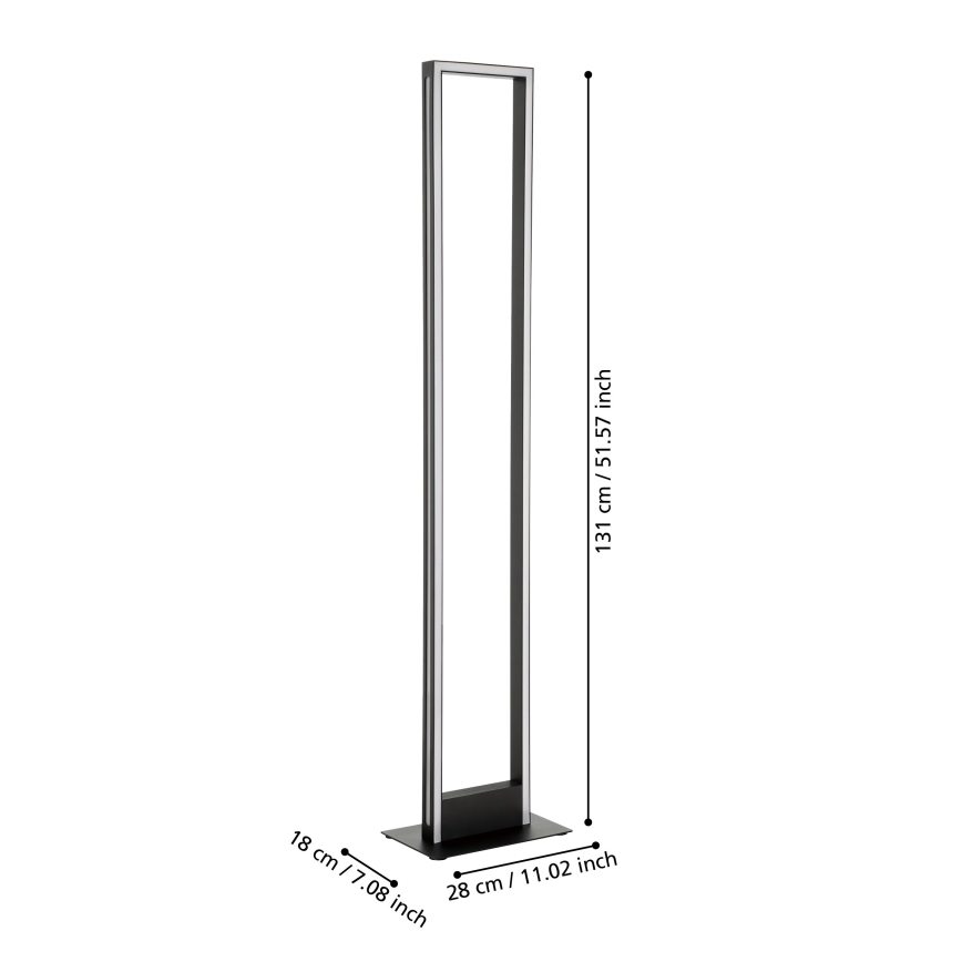 Eglo - LED Димируем лампион LED/33W/230V 2700-6500K