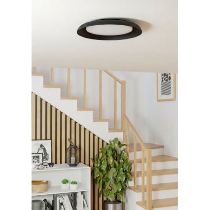 Eglo 99703 - LED таванно осветително тяло PENJAMO LED/17,1W/230V черно