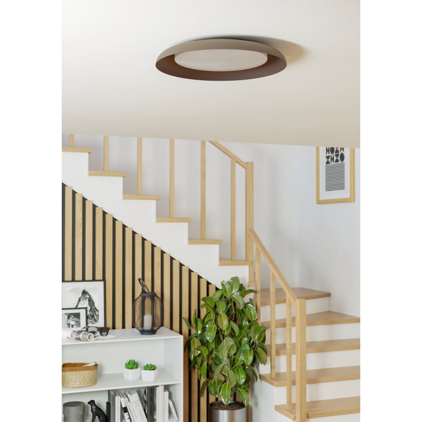 Eglo - LED Лампа LED/17,1W/230V кафява