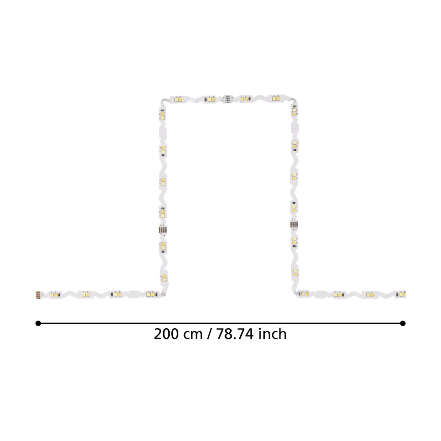 Eglo - LED Димируема лента 2м LED/9,2W/24/230V 2700-6500K + дистанционно