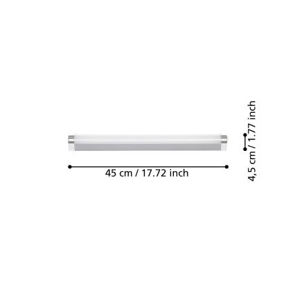 Eglo - LED Лампа за огледало в баня LED/7,5W/230V IP44 45 см