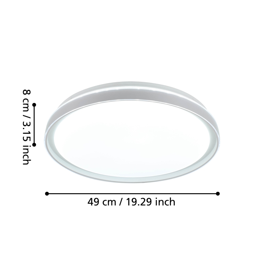 Eglo - LED Димируема лампа LED/40W/230V 3000-6500K+ дистанционно