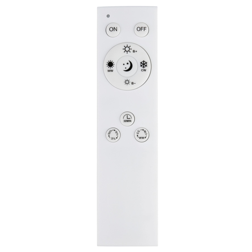Eglo - LED Димируема лампа LED/37W/230V 3000-6500K черна + дистанционно