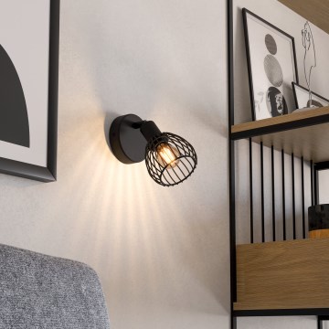 Eglo - Аплик 1xE14/40W/230V черен