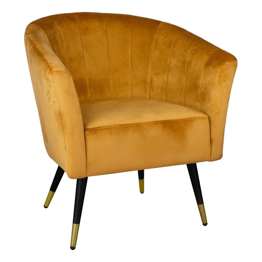 Eglo - Armchair 78x70 см жълт