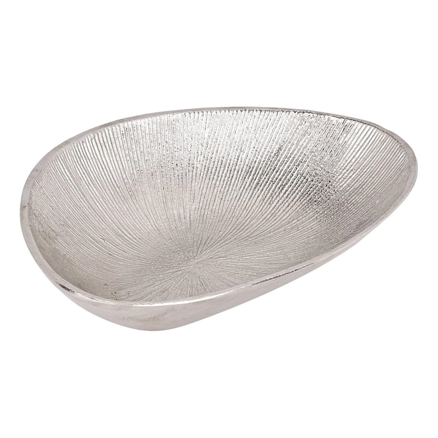 Eglo - Декоративен поднос 17,5x24,5 см сребрист
