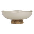Eglo - Декоративен поднос Ø 25 см бежов
