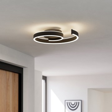 Eglo - димируем LED таванен плафон LED/37W/230V 3000-6500K черен