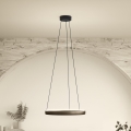 Eglo - Димируема LED люстра на кабел с датчик за движение 2xLED/25W/230V 2200-6500K Ø 80 см кафява