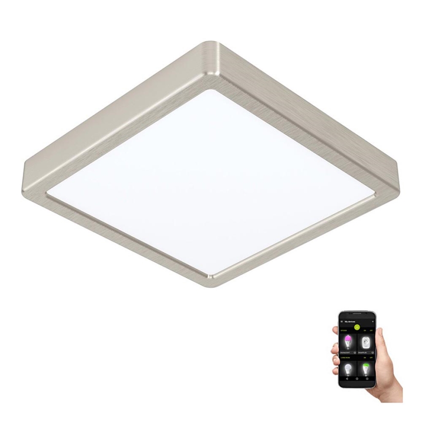 Eglo - Димируемо LED осветително тяло за баня LED/16,5W/230V IP44 ZigBee 21x21 cm