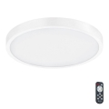 Eglo - Димируемо LED таванно осветително тяло LED/14W/230V + дистанционно управление Ø 22,5 см
