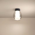Eglo - Димируемо таванно LED осветително тяло LED/5,5W/230V + LED/1,6W 2200-6500K Ø 25 см черен хром + дистанционно управление