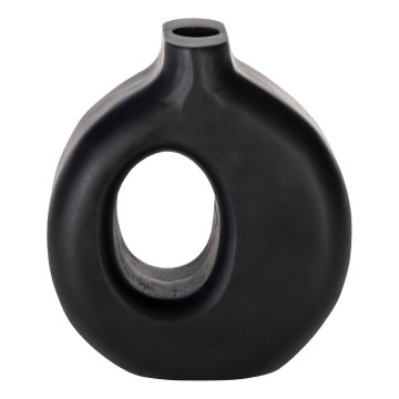 Eglo - Дървена ваза 16,5x18 см черен