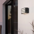 Eglo - Екстериорен аплик 1xE27/40W/230V антрацит IP54