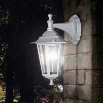 EGLO  - Екстериорен аплик 1xE27/60W/230V IP44 бял