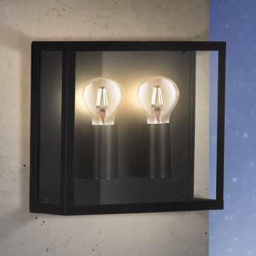 Eglo - Екстериорен аплик 2xE27/40W/230V IP44