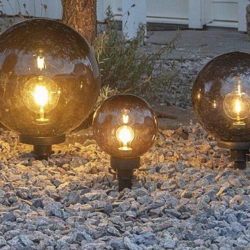 Eglo - Екстериорна лампа 1xE27/40W/230V Ø 20 см IP44