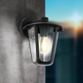 Eglo - Екстериорна Стенна лампа 1xE27/60W/230V черна IP44