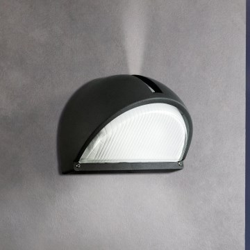 Eglo - Екстериорна Стенна лампа 1xE27/60W черна IP44