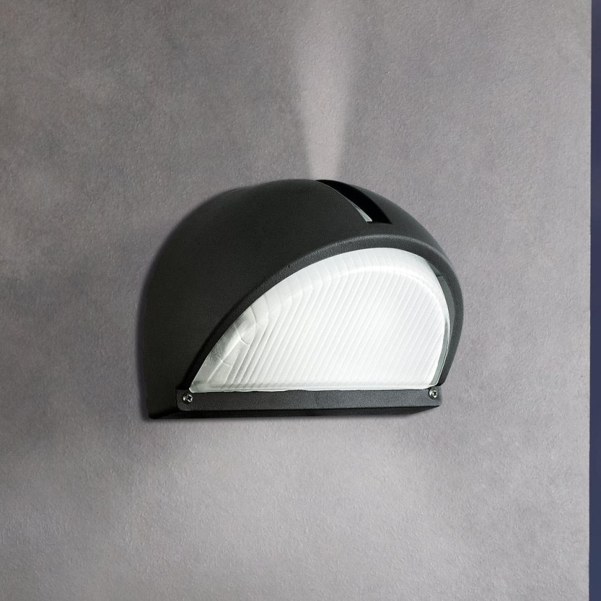 Eglo - Екстериорна Стенна лампа 1xE27/60W черна IP44